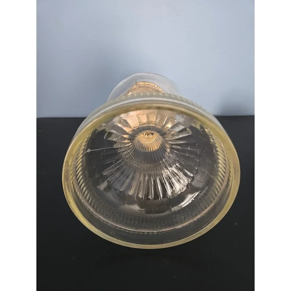 Risdon P & A Mfg. Co. Danbury Conn Eagle Oil Kerosene Lamp Glass base